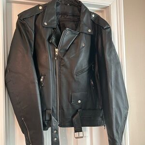 USA bikers dream apparel extra large leather biker jacket